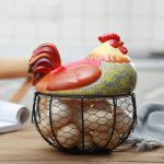 Ceramic Egg Organizer Storage Basket