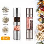 Multi-layers Pepper Mill Shaker Salt and Peper Grinder Stainless Steel Manual Pepper Mill BBQ Tools Kitchen Cooking Gadgets