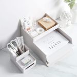 Office Drawer Organizer A4 File Pencil Holder Desk Accessories Sundries Makeup Storage Boxes Stationery Book Folder Organization