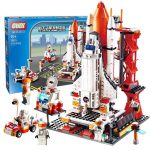 City Spaceport Space The Shuttle Launch Center 679Pcs Bricks Building Block Educational Toys For Children Lepining