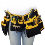 FGHGF Multi-functional Oxford Cloth Electrician Tools Bag Waist Pouch Belt Storage Holder Organizer