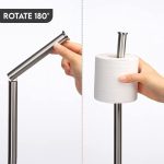 LEOTRA Toilet Roll Holder – SS410 Stainless Steel Toilet Roll Holder - Image 3
