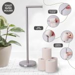 LEOTRA Toilet Roll Holder – SS410 Stainless Steel Toilet Roll Holder - Image 5